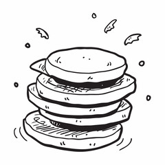 stack of pancakes