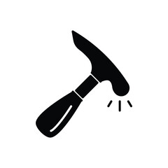 Brick Hammer Icon vector stock illustration