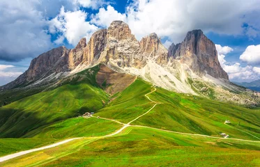 Fotobehang mountain landscape in the alps © Inna