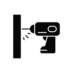 Drill Icon vector stock illustration