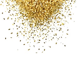 Golden Confetti Celebration Burst
