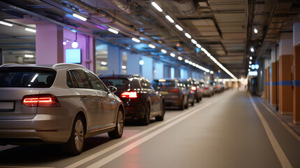Smart Parking Garage with Advanced Sensor Technology and Efficiency