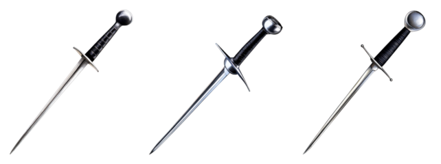Glimmering Sword Collection with Elegant Design and Polished Blades for Fantasy and Historical Themes