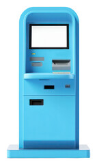 PNG Machine kiosk blue atm.