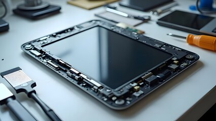 electronic circuit board with processor