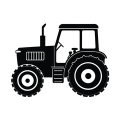 Isolated Tractor Illustration