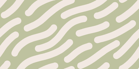 Fun line doodle seamless pattern. Creative minimalist style art background for children or trendy design with basic shapes. vector illustration.