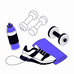 ice skates isolated on white background