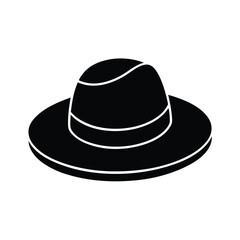Wide Brim Hat Farm Wear Clipart