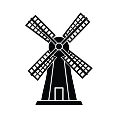 Fototapeta premium Isolated Windmill Clipart
