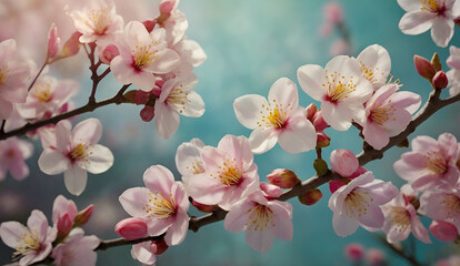 Obraz premium cherry blossom in spring