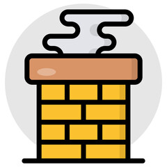 Premium download icon of brick kiln