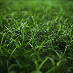 Obraz premium Closeup of vibrant green grass blades in sunlight showcasing natural texture and the freshness of nature