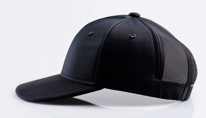 black baseball cap