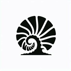 Nautilus Shell Cutout Graphic suitable for editorial use