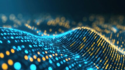 Abstract Visualization of Digital Data Flowing Across a Network