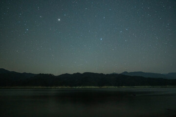 night sky with stars