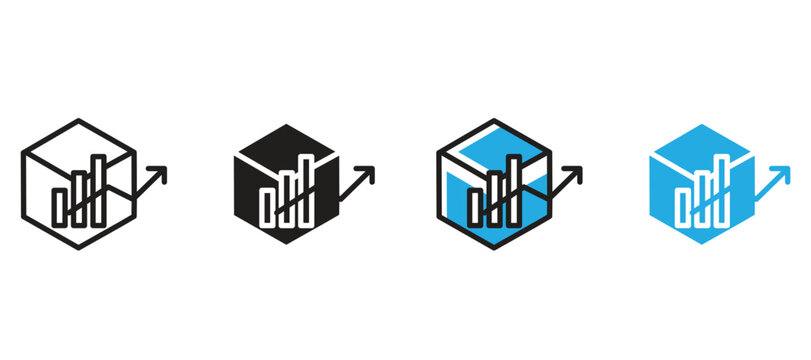 Data analysis icon. icons on the theme of market analysis