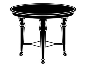 table silhouette