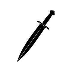 Dagger Silhouette vector illustration