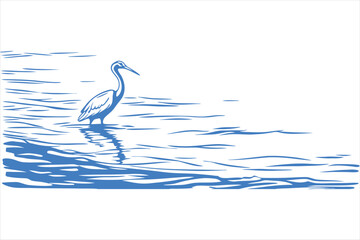 Blue Water Surface Background Calm Ocean Texture