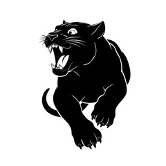 Illustration of tiger on white background