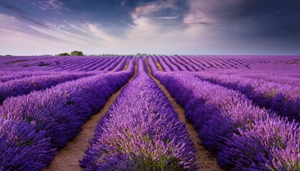 Obraz premium lavender field in provence france