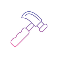 Hammer Icon vector stock illustration