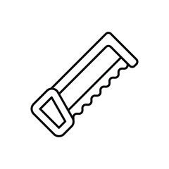 Hand Saw Icon vector stock illustration