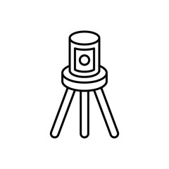 Laser Level Icon vector stock illustration