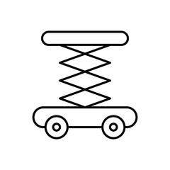 Lifter Icon vector stock illustration