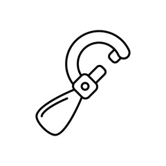 Micrometer Icon vector stock illustration