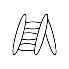 Ladder Icon vector stock illustration
