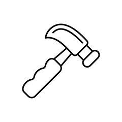 Hammer Icon vector stock illustration