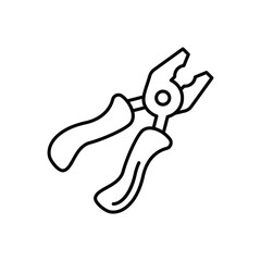 Pliers Icon vector stock illustration