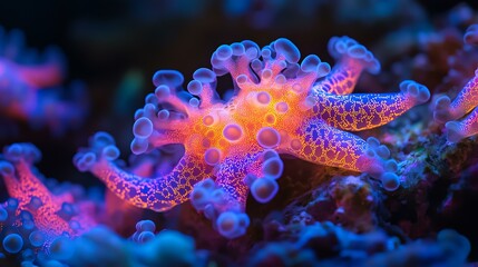 Vibrant coral reef with stunning colors.
