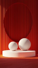 Minimalist Display Podium