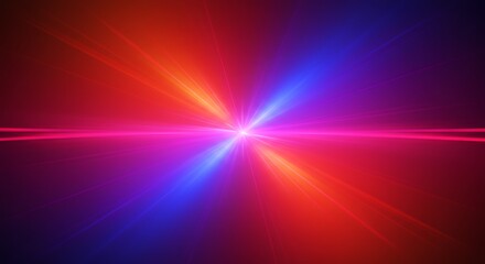 Obraz premium Chromatic Convergence AI Generated