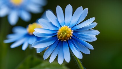 Fototapeta premium Blue eyed mary spring flower macro Omphalodes verna