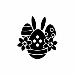 creative details Easter Parade Icon Vector Illustration