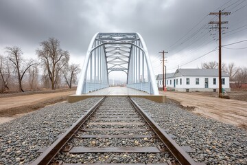 Fototapeta premium New bridges being built to connect neighborhoods