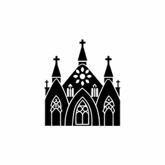 creative details Church Icon Vector Illustration
