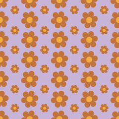 Elegant seamless decorative floral pattern vector design. Colorful floral pattern suitable for background, texture, fabric, wrapping, textile, clothing, print or others.