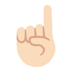 Pointing Up (Light Skin)
