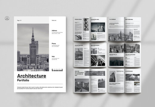 Architecture Portfolio Brochure Template