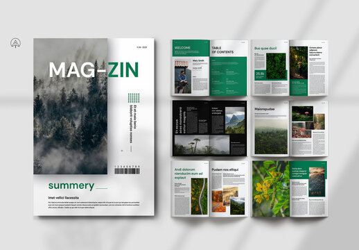 Natural Magazine Template