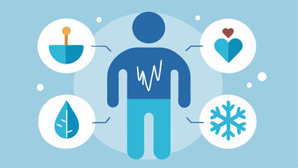 These descriptions offer creative and visually engaging illustrations that capture the essence of cold exposure therapy for health optimization and longevity.