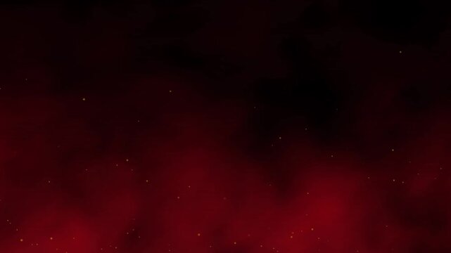 Rising Wall of red Smoke Steam Loop