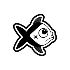 cartoon fish vector illustration