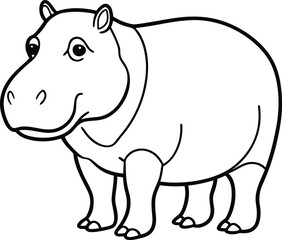 Obraz premium rhino vector illustration